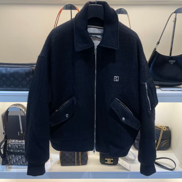 [정품] 우영미 트위드 ma-1 자켓