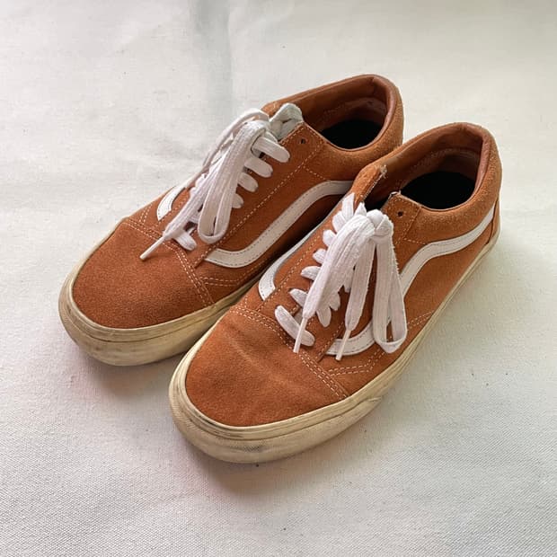 반스 올드스쿨 오렌지 브라운  