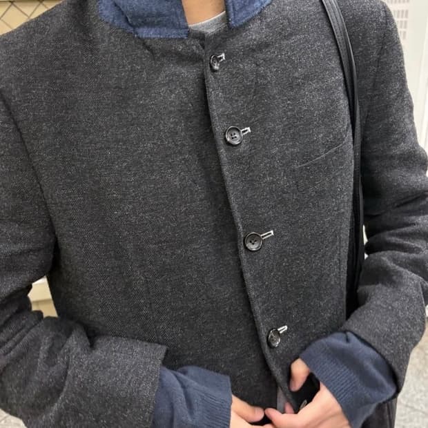 꼼데가르송 옴므 5버튼 테일러드 울 자켓