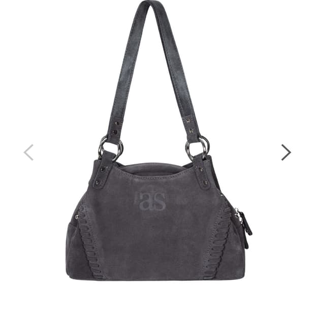 애즈온 보니타 미니 백 스웨이드 챠콜