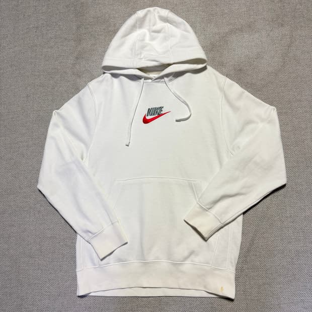 나이키 센터로고 후드티