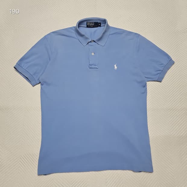 폴로 랄프로렌 반팔 카라티 (스카이블루)
