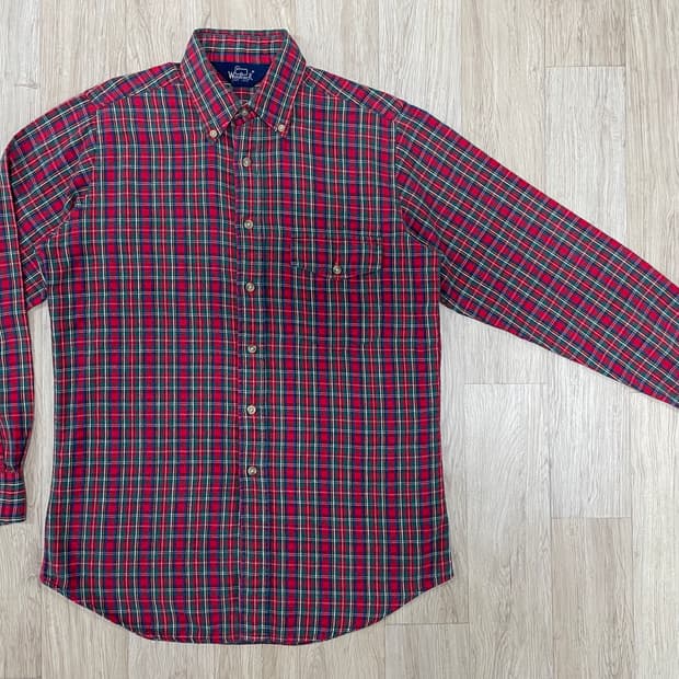 100) 80's 울리치 체크 플란넬셔츠(RRL&LVC&폴로)