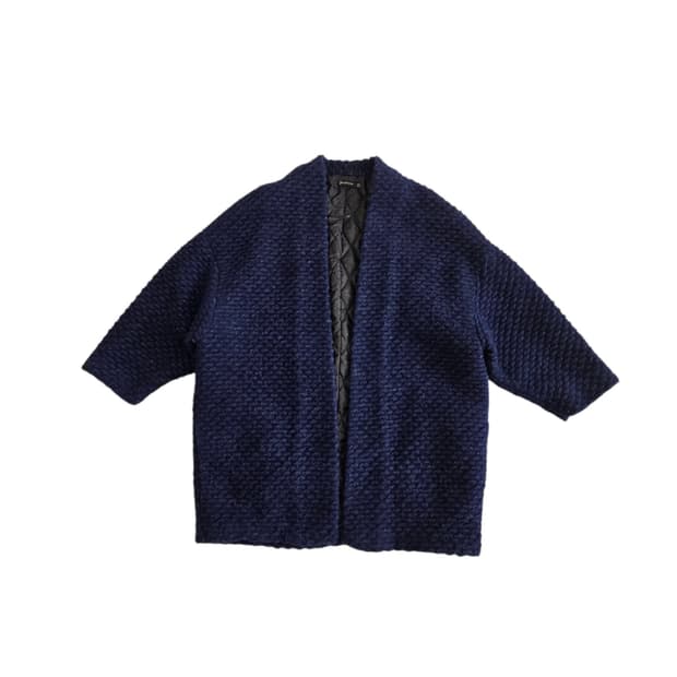 Stradivarius 스트라디바리우스 블루 퀼팅 가디건 자켓