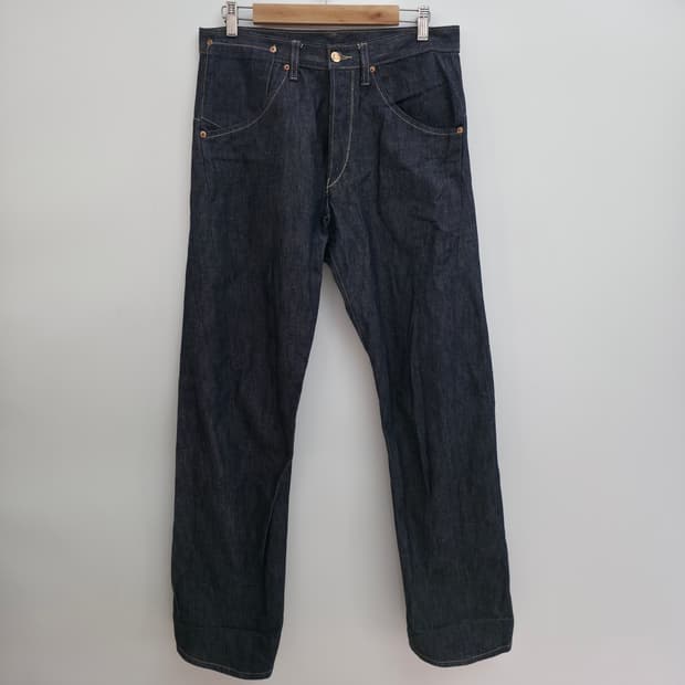 [32/32] 에비수 엔지니어드 데님 팬츠