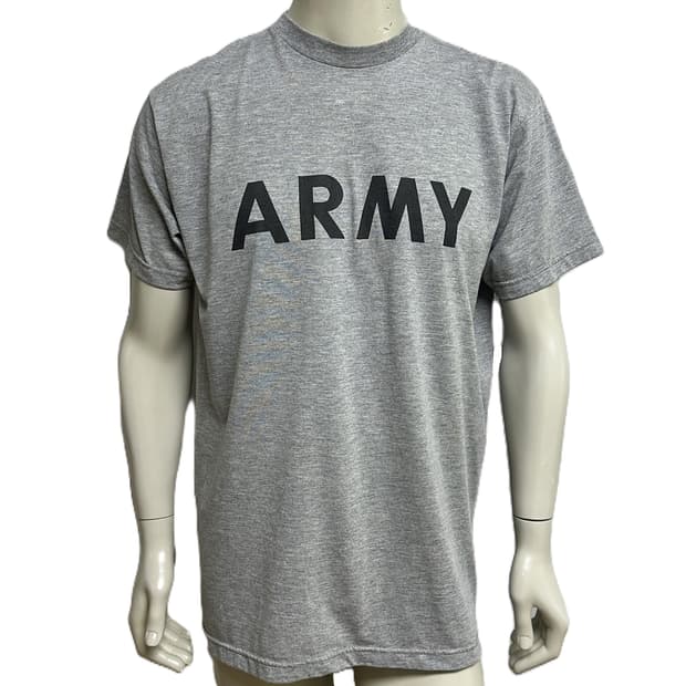 미육군 구형 IPFU 체육복 트레이닝복 반팔 티셔츠 (L) (3)