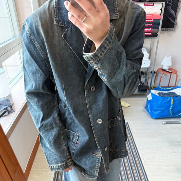 리바이스 데님 블레이저 자켓