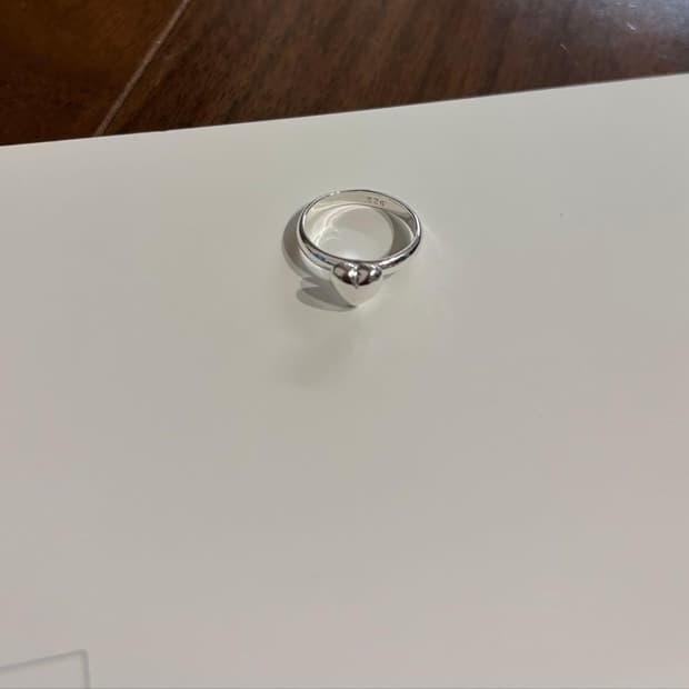 아르포파리 harpo paris 실버 하트 반지