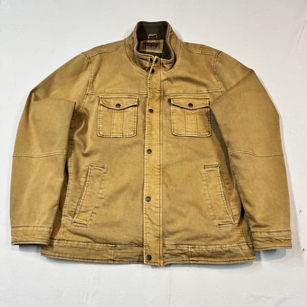 XL) 리바이스 카키 브라운 데저트 자켓