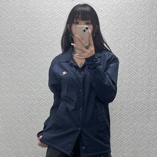 챔피온 레트로 올드스쿨 캐주얼 바람막이 코치 자켓 95 C12535