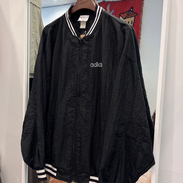 80-90s Adidas 아디다스 파이어버드 스펠아웃 봄버 집업 자켓