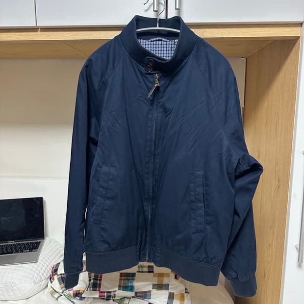 유니클로 해링턴 재킷 네이비 L