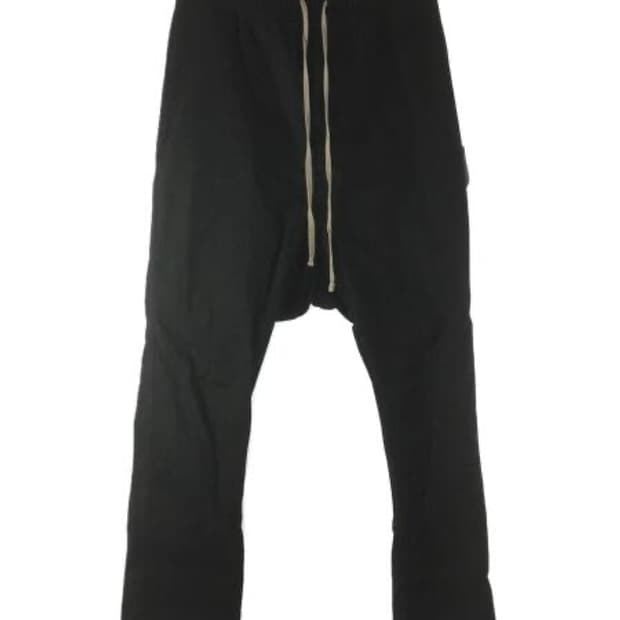 Rick Owens DARKSHDW 면바지 블랙 (DU16F8374)