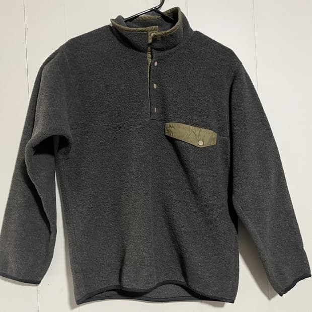 90s 파타고니아 신칠라 스냅-T 그레이/올리브 멕시코