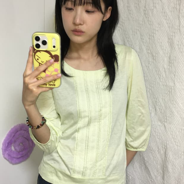  레이스 민트 슬리브티