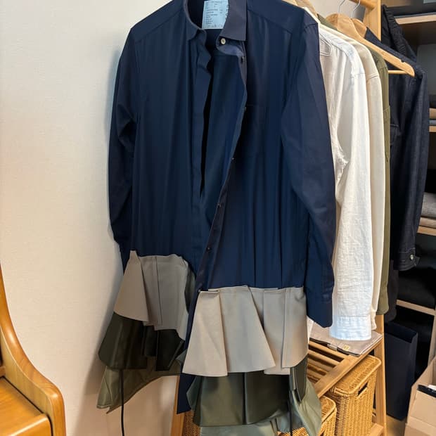 sacai collection (희귀)사카이 컬렉션 셔츠드레스 사이즈 M