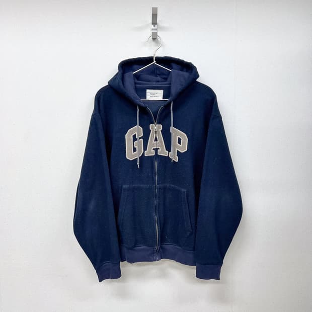 (US/M) GAP (갭) 후드 집업 네이비