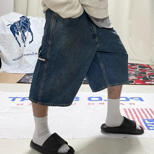 90년대 타미 카펜터 데님 쇼트