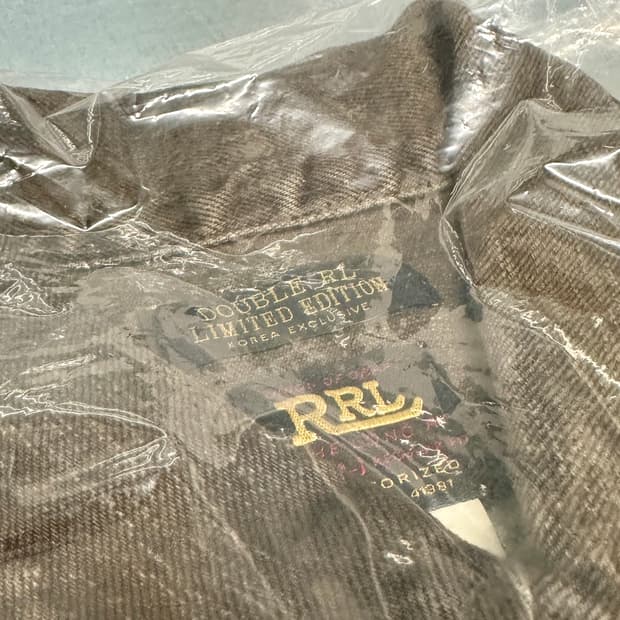 RRL 더블알엘 한국 한정판 LOT 271 브라운 L사이즈 신품