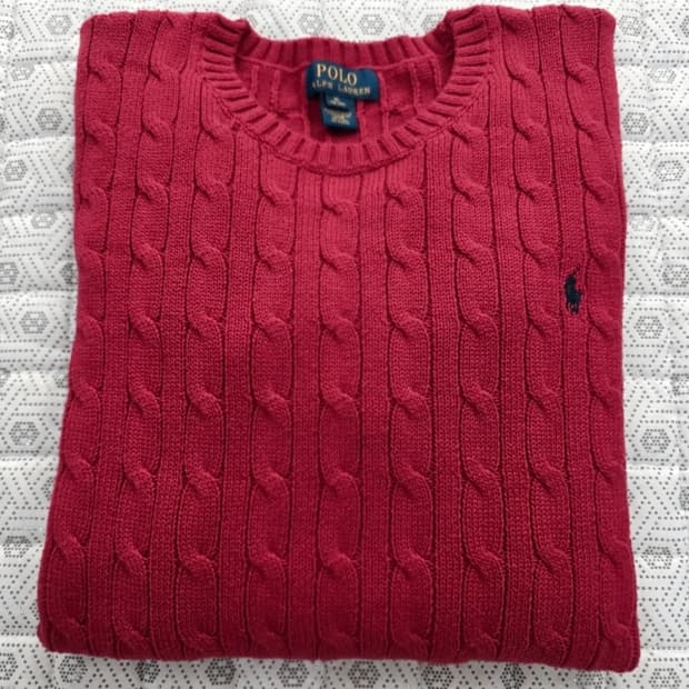 폴로 랄프로렌 키즈 케이블 니트 95