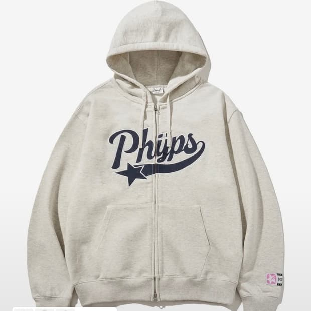 피지컬 디파트먼트 스타테일 후드집업 오트밀