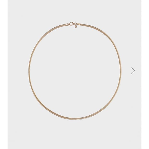 PR 클래식 스네이크 체인 목걸이 14k 옐로우골드