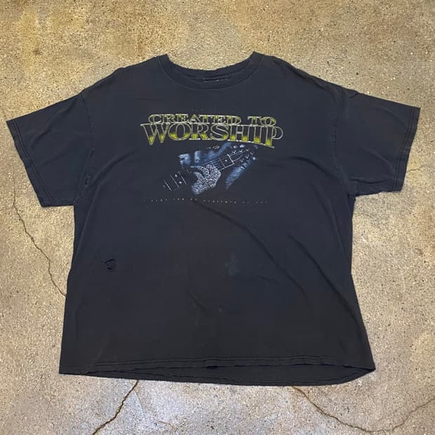 미국 빈티지 크리에이트 투 워십 CREATED TO WARSHIP 락티