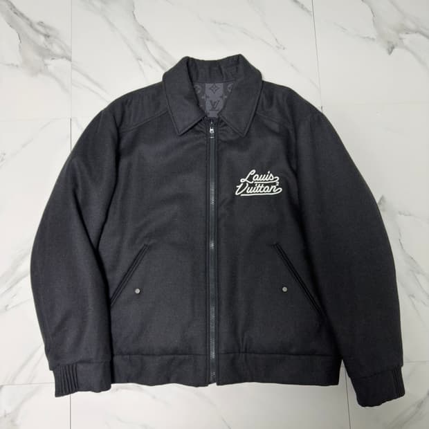 루이비통 x 니고 모노그램 리버서블 캐시미어 봄버 자켓 52