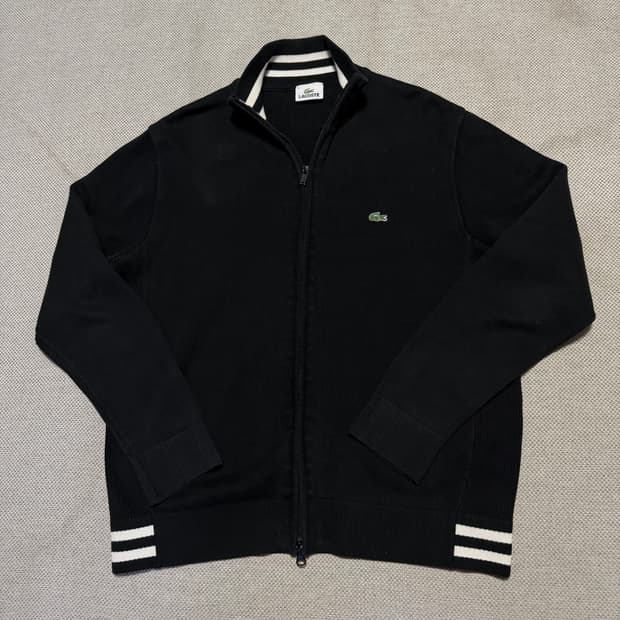 라코스테 코튼 투웨이 풀집업