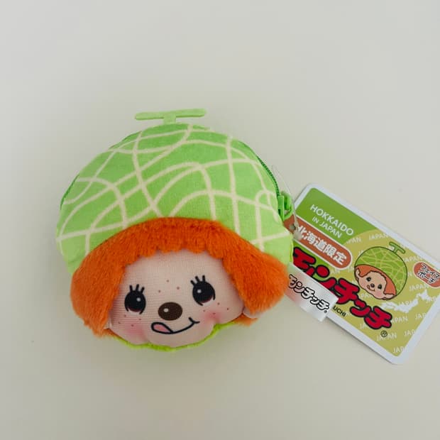 북해도 한정 몬치치 멜론 파우치 홋카이도 한정 몬치치