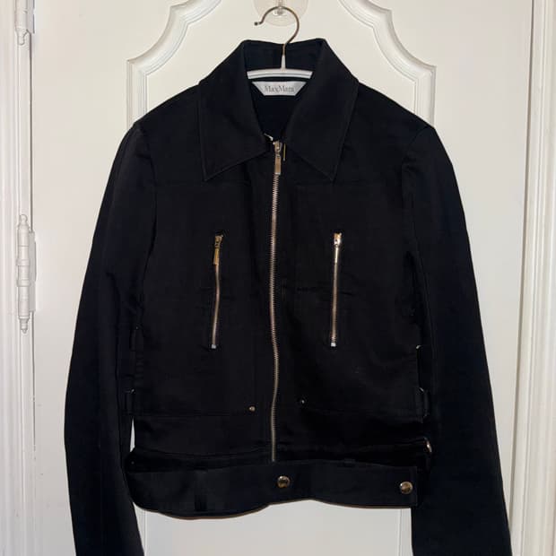 Max mara Ring Detail Rider jacket
