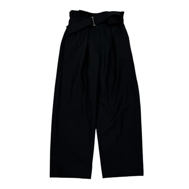 ARKET 아르켓 벨트 스트레이트핏 울 슬랙스 팬츠 바지 블랙 36