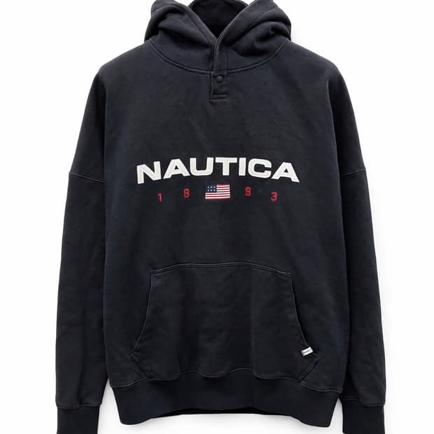 노티카 블랙 후드티 1983 XL