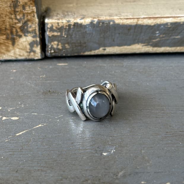 Vintage Labradorite 925Silver Ring