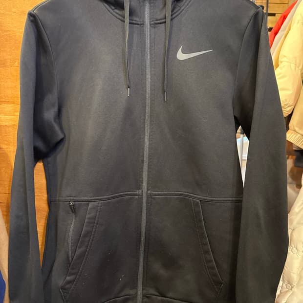 나이키 블랙 후드집업