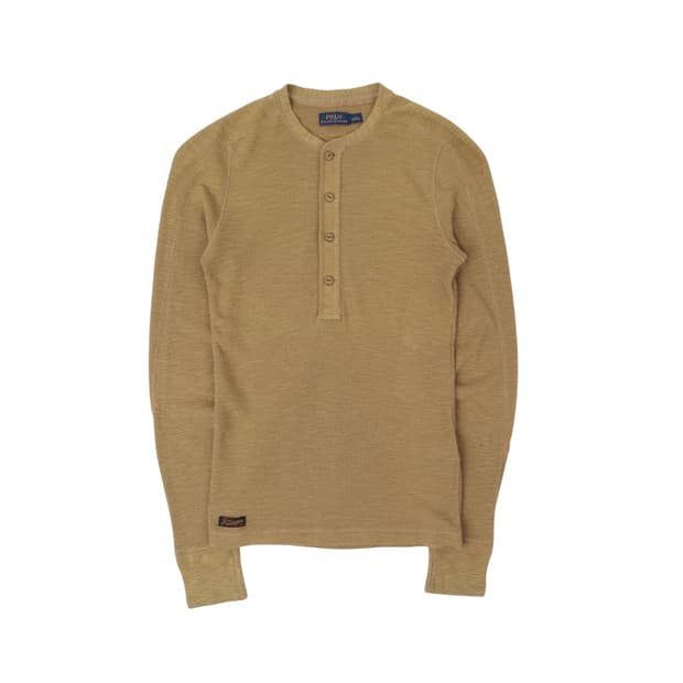 폴로 랄프로렌 버튼업 라운드 니트 롱슬리브