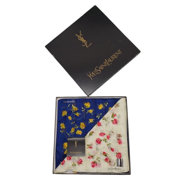 YSL 입생로랑 손수건 스카프 2매 세트 [BF9685-1106-01]