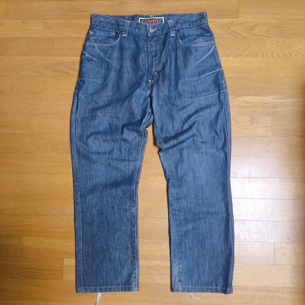 [33] LEVI'S 리바이스 569 루즈 스트레이트 흑청