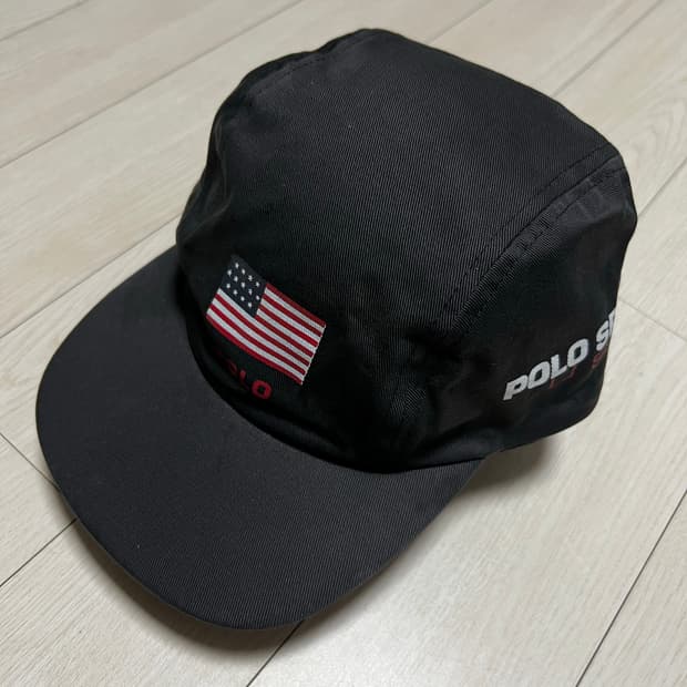 90s메이드인USA폴로스포츠 성조기캠프캡 free사이즈
