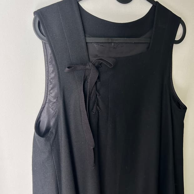 스트랩 울 원피스