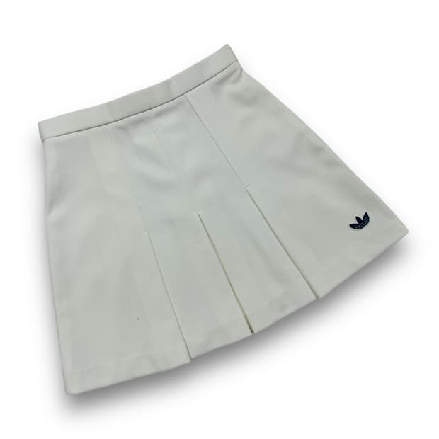 아디다스 90s 스몰 로고 클래식 화이트 테니스 스커트