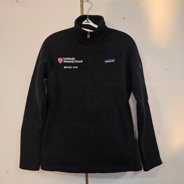 파타고니아 여성 반집업 플리스 후리스 자켓 차콜 XS