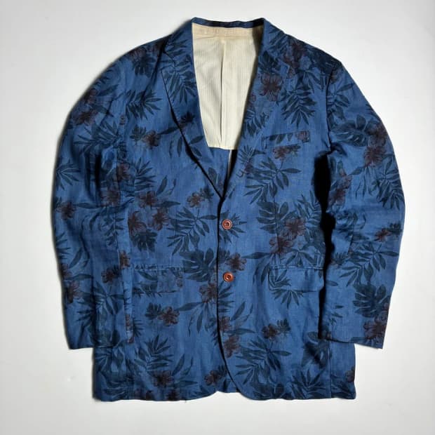 시리즈 14SS 플로럴 린넨 블레이저 자켓 R2731