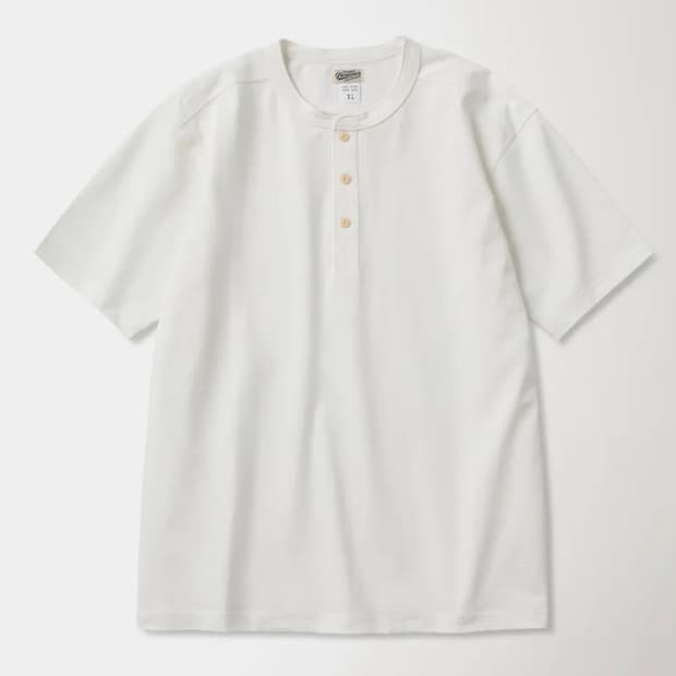 브론슨 10.6oz 헨리넥 반팔 (화이트,L)