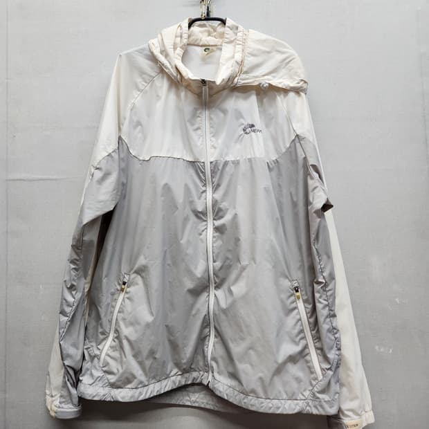 네파 로고자수 나일론 스트링 후드 바람막이 115(2XL)