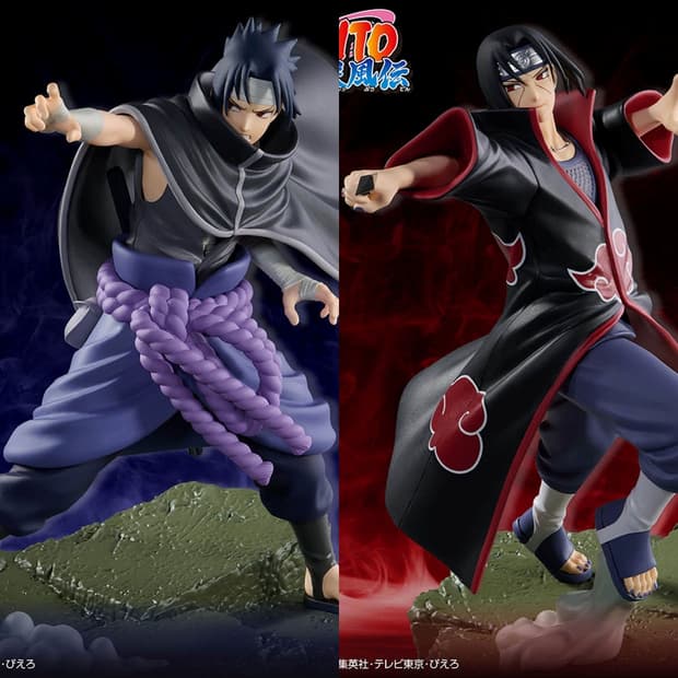 이타치vs사스케 나루토 질풍전 우치하 콤비네이션 배틀 반프레스토 피규어