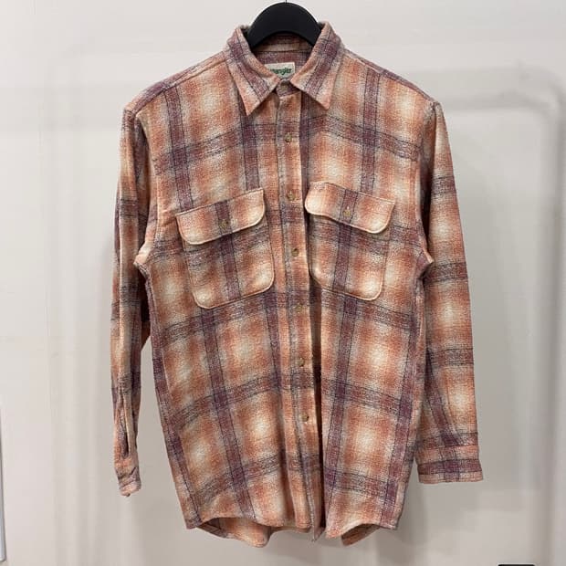 랭글러 플란넬 체크 셔츠