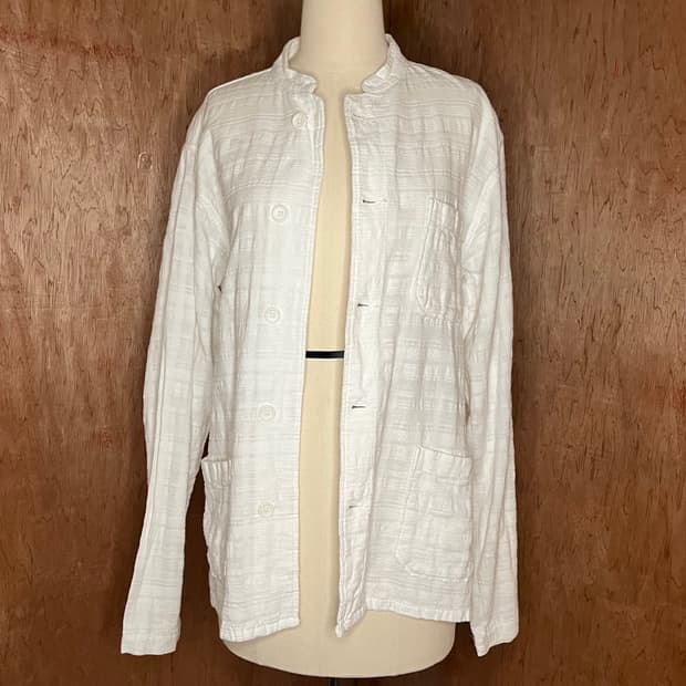 엔지니어드가먼츠 텍스처 셔츠 재킷