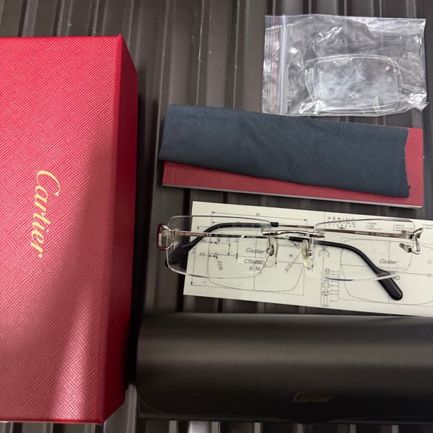 까르띠에 무테 안경 CT0488O