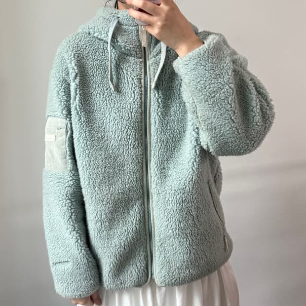 [XL] 컬럼비아 블루 플리스